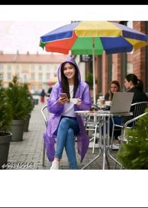 Purple Lightweight Raincoat