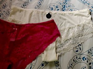 Lace Trim Panty Set of 2