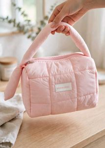 🆕Cute Pink Puffy pouch