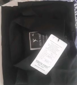 Men's Black Full Sleeve Shirt brand new unused
