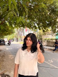 Chic White Eyelet Top