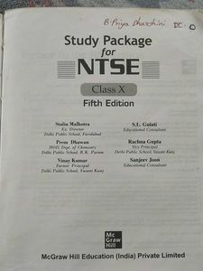 NTSE Class 10 Study Package