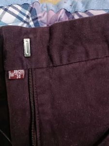 Cantabil Brand Wine Capri In 32 Waist