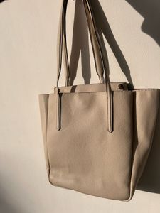 Stylish Cream Tote Bag
