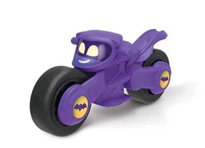 Purple Bat-Themed Toy Motorcycle