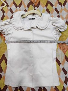 Cream Peter Pan Collar Blouse