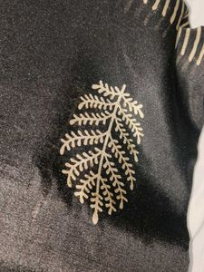 Kashmiri Silk Black Saree