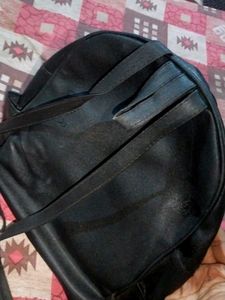 Chic Quilted Black Backpack