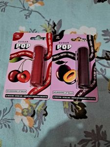 Sugar Pop Tinted Lip Balms - Cherry & Plum combo