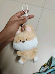 Cute Hamster Plush Keychain