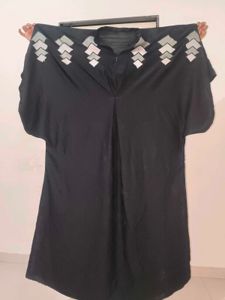 Elegant Black Kaftan Gown