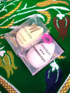 Pack of 2 MyGlamm &amp; Smytten Makeup Sponges
