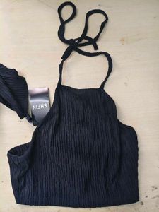 Party Tie-Up Neck Co-ord Set