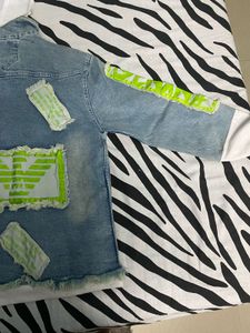 Men's Denim Jacket with Hood