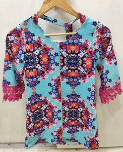 H&amp;M Boho Chic Floral Tunic Top - XS/S