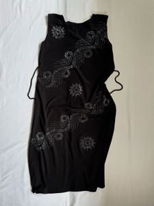 Sparkly Black Sleeveless Dress
