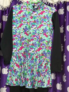 Floral Swimsuit with attached Leggings