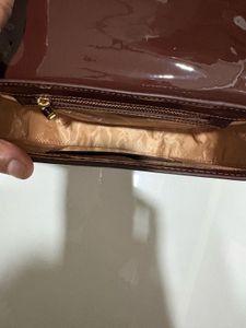 Allen Solly Patent Crossbody Bag