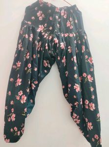 Dark Floral Print Summer Dress