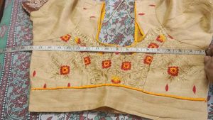 Embroidered Silk Blouse