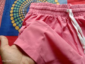 Women's Pink Athletic Shorts