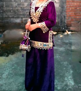 🧨💜Designer Velvet Shrara Set
