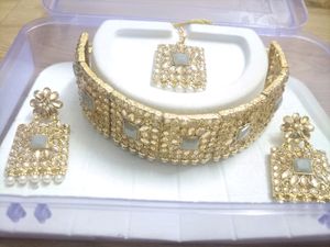 Gold Plated Kundan Choker Set