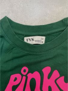Green Pinky Promise Crop T-Shirt