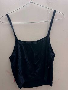 Black Sleeveless Tank Top