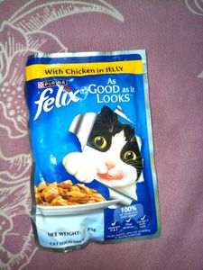 Purina Felix Wet Cat Food Chicken in Jelly 85g | A