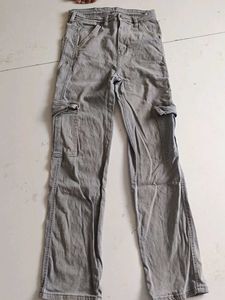 Stylish Grey Cargo Pants