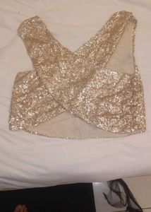 Sparkly Sequin Crop Top