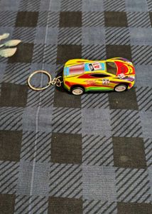 Colorful Sports Car Keychain