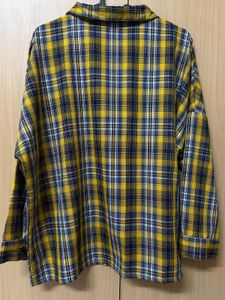 Yellow &amp; Navy Plaid Button-Up Shirt