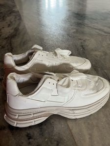 White Platform Sneakers