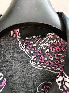 Zudio Printed Short Sleeve Shirt L