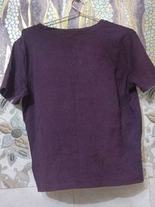 Sparkly Purple T-Shirt with Unique Print