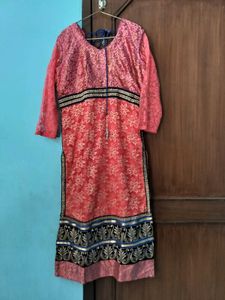 🩷 Pink Colour Beautiful Kurti
