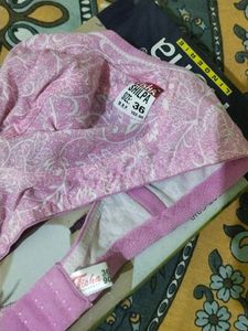 Stylish pink bra