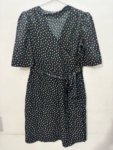 Polka Dot Wrap Dress