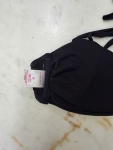 Black Strappy Bikini Top