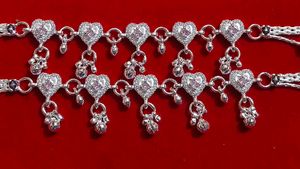 Dsa pure silver anklet