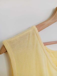 Sunny Yellow Sleeveless Top