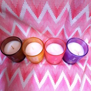 Set of 4 Scented Soy Wax Candles