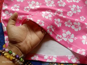 Cute Pink Floral Cami Top