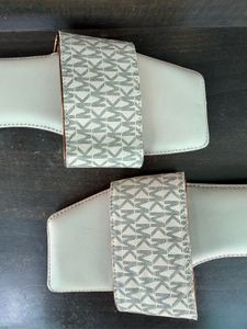 Cushioned Flats with MK Detail