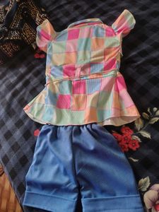Colorful Plaid Girls' Dress