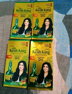 Pack Of 4 Kesh King Ayurvedic Hair Oil