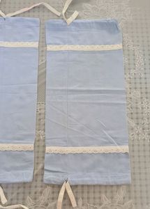 2 Small round pillow or Bolster Covers