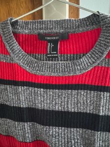 Forever 21 Striped Knit Top